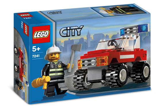 Fire hot sale car lego