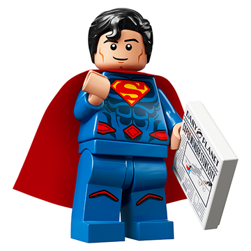 LEGO Super Heroes: Justice League Minifigure - Superman (Dark Red Cape/Red  Eyes) 76096