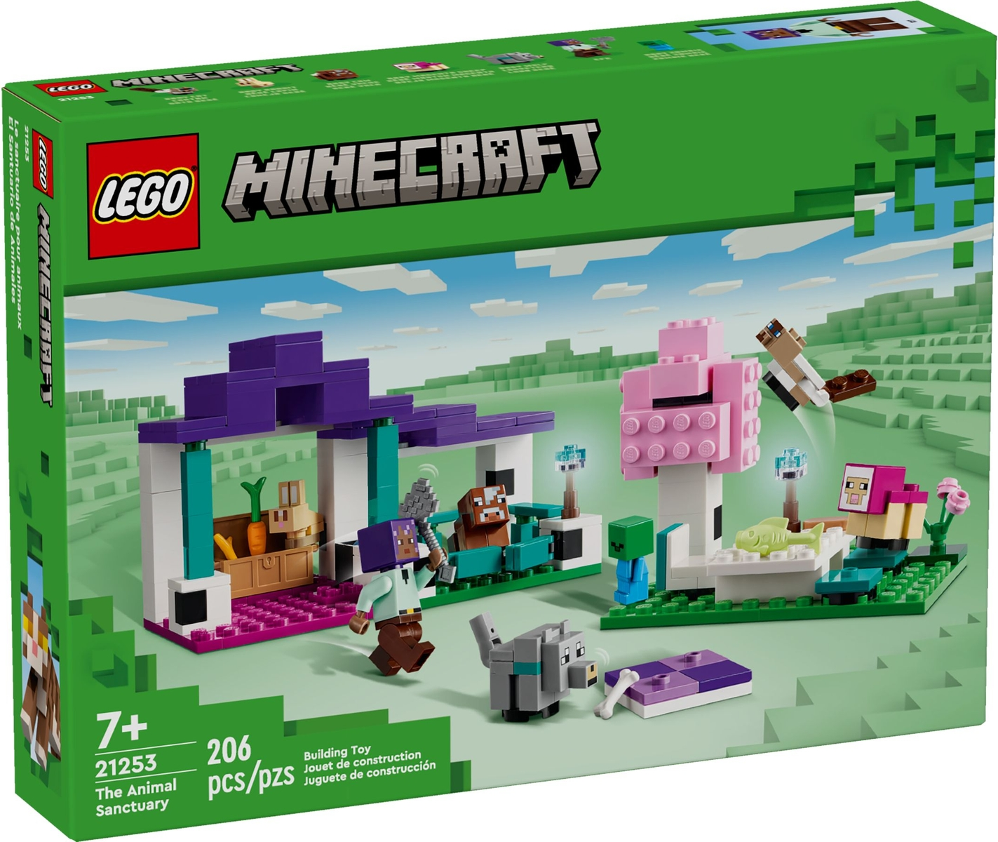 LEGO Minecraft Mushroom House Set with Figures - UK