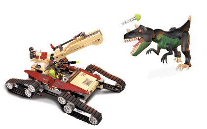 T-Rex HEAD  W/ light up eyes LEGO Dino Attack Iron Predator vs 