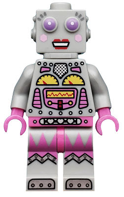 in Hand LEGO 71002 Series 11 Lady Robot Minifigure for sale online 