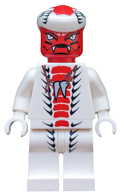 Lego Ninjago Snappa Fangpyre Scout Red Snake Ninja Minifigure 9442,9564 
