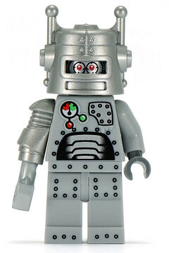 Lego robot figure top