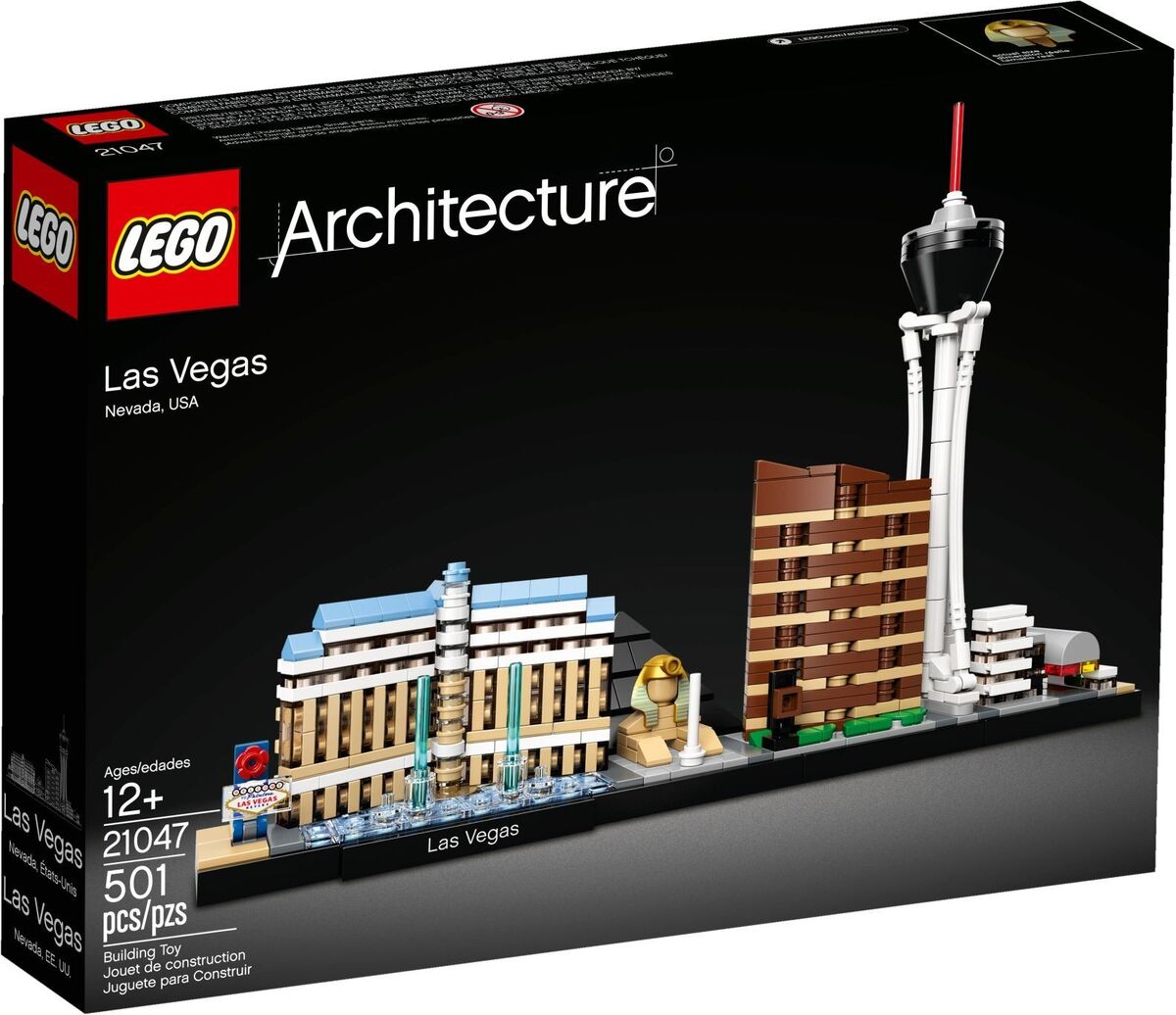 LEGO Architecture - Las Vegas (21047), 3D CAD Model Library