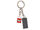 852098 Black Brick Key Chain