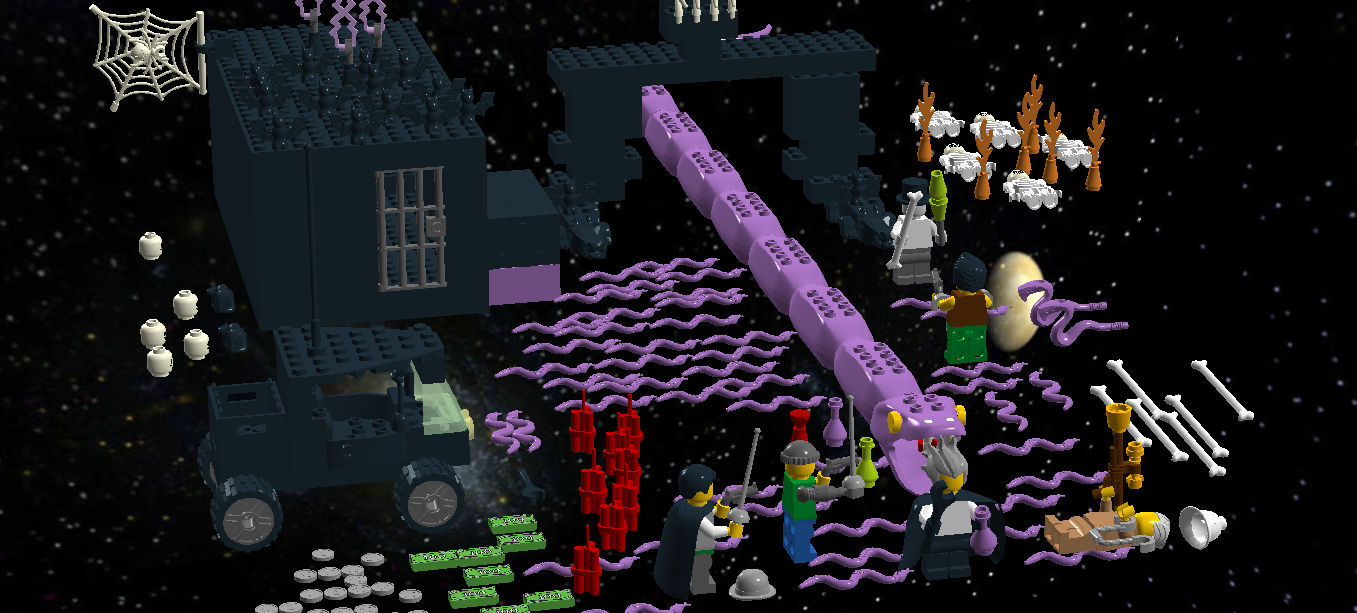 Lego giant snake sales