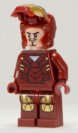 Marvel Super Heroes LEGO Iron Man Blazer Armor Mark 22 Avenger Minifig