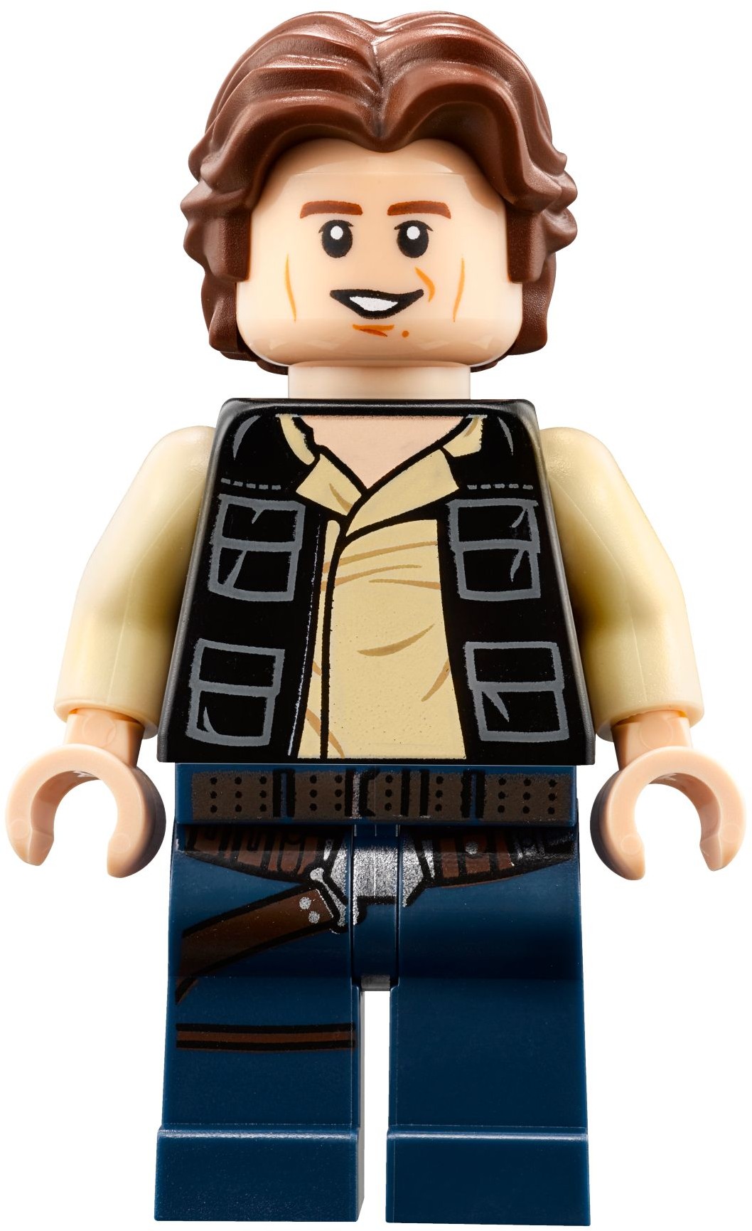 Lego Star Wars Minifigure Jedi Luke Skywalker Black Tunic Lightsaber 6210! 