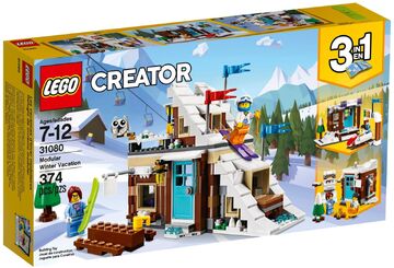 Lego ski chalet shop