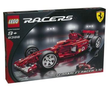LEGO 8362 Ferrari F1 Racer 1:24 Scale Set Parts Inventory and