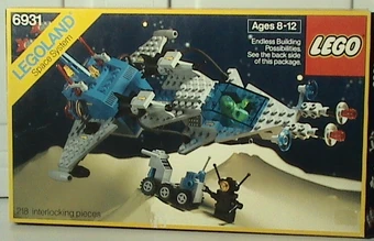 lego white spaceship