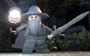 Gandalf's LEGO The Hobbit: The Video Game appearance