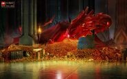 Facebook cover featuring Smaug