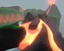 The cut Volcano Run level