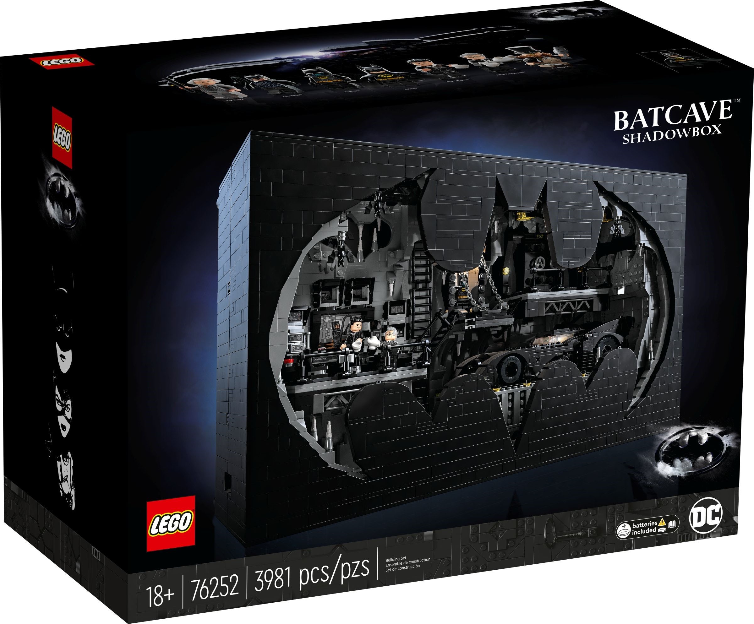 LEGO 76252 Batcave Shadow Box celebrates Batman Returns with a unique  display box concept - Jay's Brick Blog