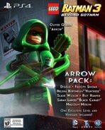 Arrow DLC promotional poster for LEGO Batman 3