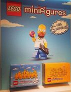 An image from the Nuremberg Toy Fair for the Simpsons series revealing Homer and the box colour