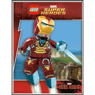 Iron man lego poster top