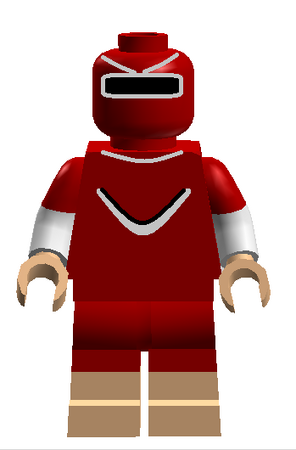 Lego red ranger sales