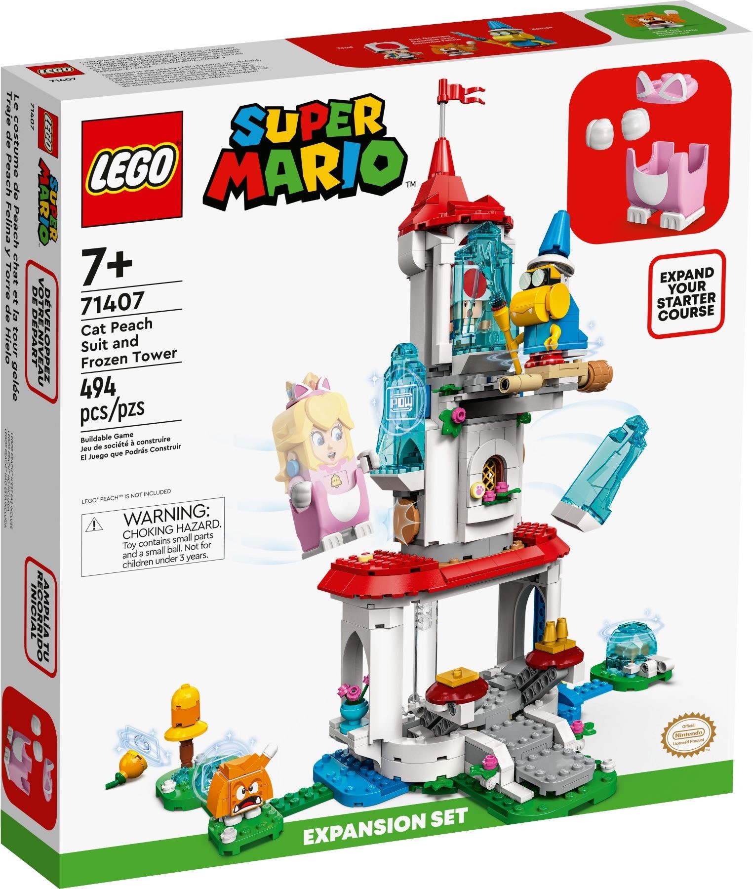 71407 Cat Peach Suit and Frozen Tower Expansion Set 71407 Cat Peach Suit and Frozen Tower Expansion Set