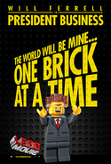 The LEGO Movie Poster President Business