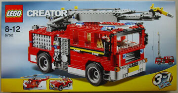 Lego creator fire truck store