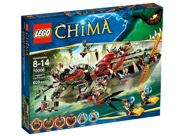 Lego crocodile online boat