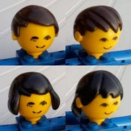 Hair pieces are reversible