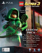 LEGO Batman 3 Arrow Pack.jpg (119 kio) Pack Arrow avec neuf personnages, des véhicules et un niveau
