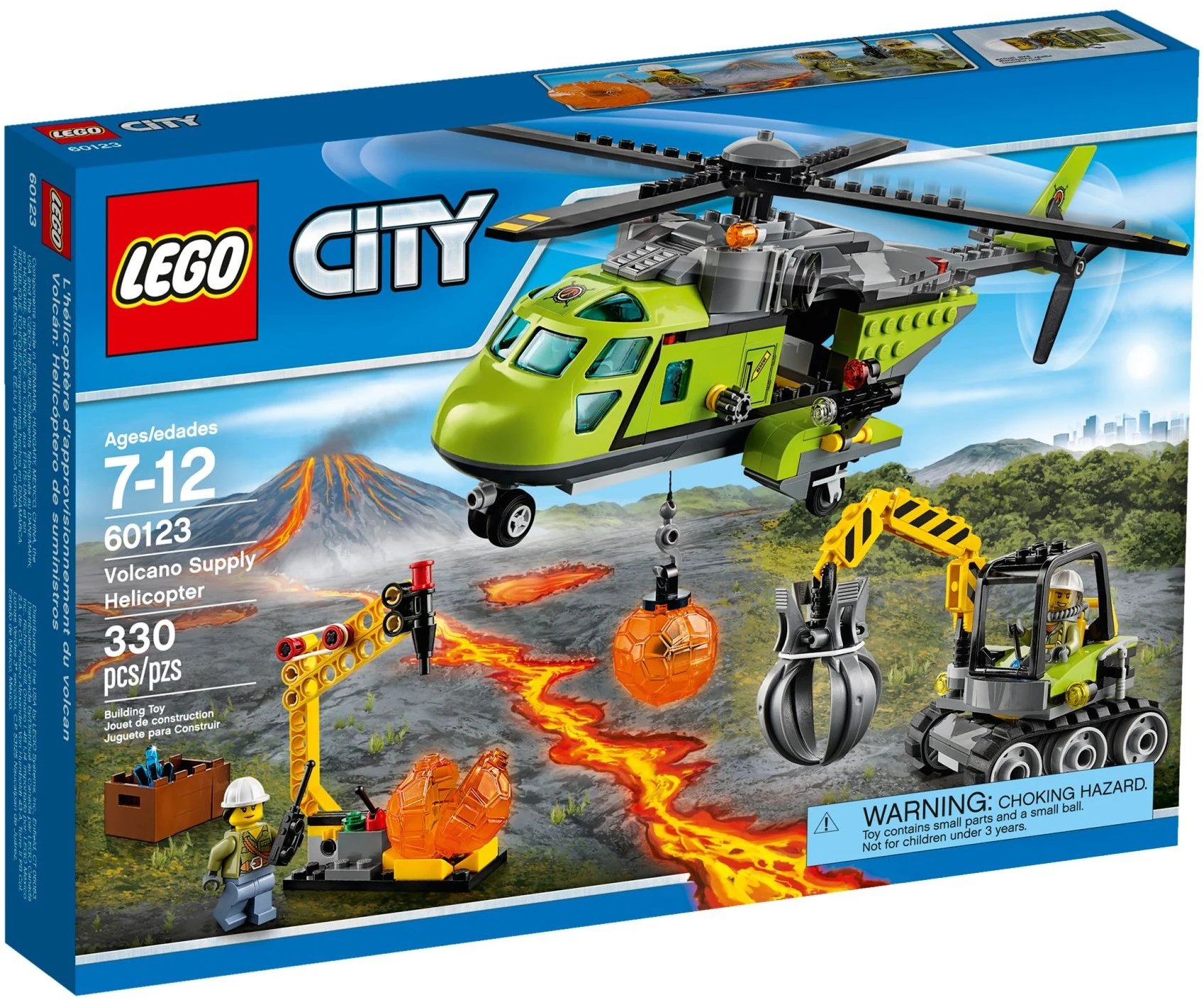 ( ᐢ. ̫ .ᐢ ) 60123 Volcano Supply Helicopter | Brickipedia | Fandom