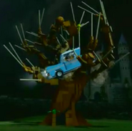 The Ford Angila in the Whomping Willow (video game)