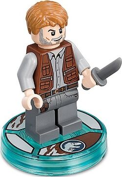 LEGO Jurassic World Minifigure - scientist / doctor Dr. Wu - Extra