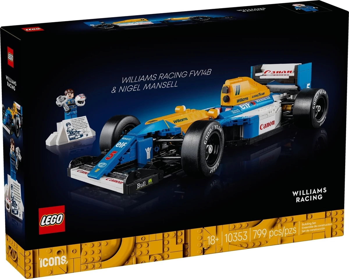 10353 Williams Racing FW14B & Nigel Mansell | Brickipedia | Fandom