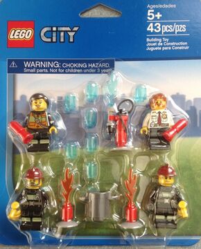 Lego police accessory set top