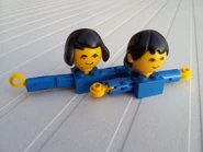 Woman and girl hair piece