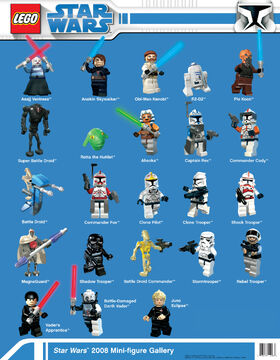 kaskade svært pille Star Wars 2008 Minifigure Gallery Poster | Brickipedia | Fandom