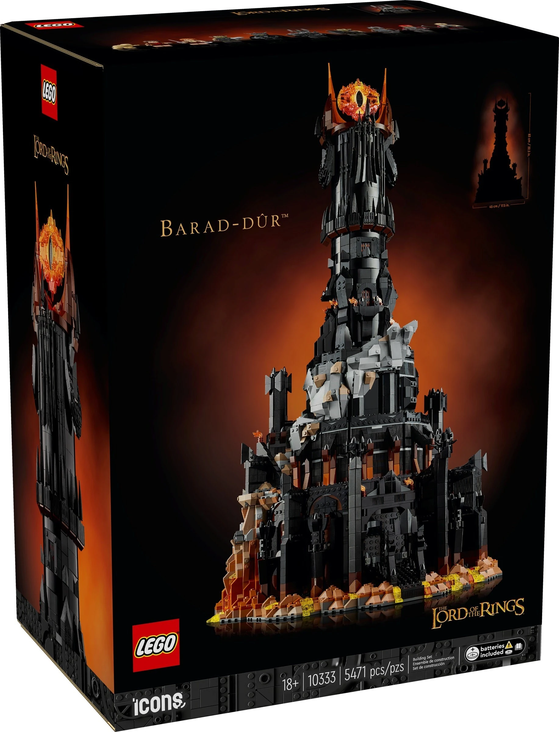 10333 The Lord of the Rings: Barad-dûr | Brickipedia | Fandom