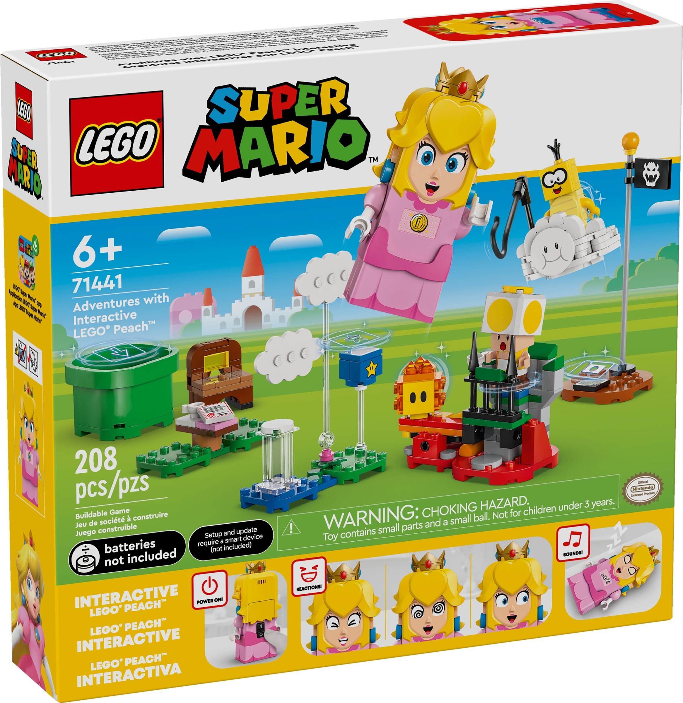 uu♡ Adventures with Interactive LEGO® Peach™ 71441 | LEGO® Super