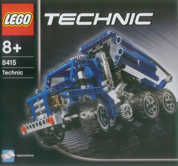 Lego technic sales blue truck