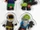 B014 City Mini-Figure Magnets