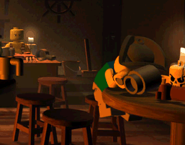 Concept render of the Gunman in a tavern