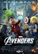 The Avengers Lego Poster-2