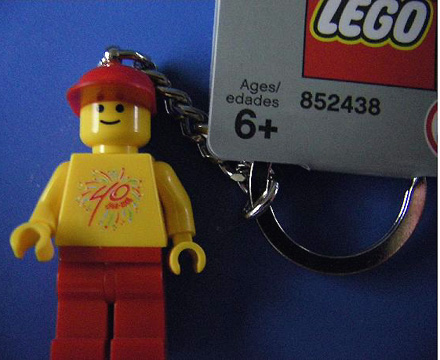 Neu & OVP 852438 Lego® Schlüsselanhänger Legoland 40 Jahre Billund 