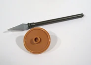 Spartan Warrior's spear and shield