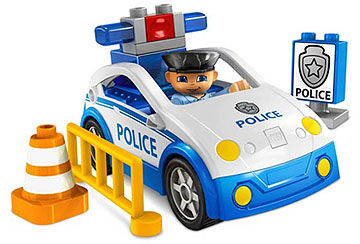 Lego duplo police car best sale