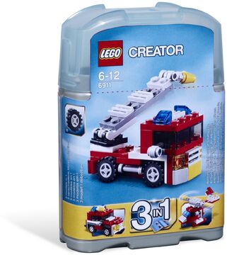 Lego mini deals fire truck