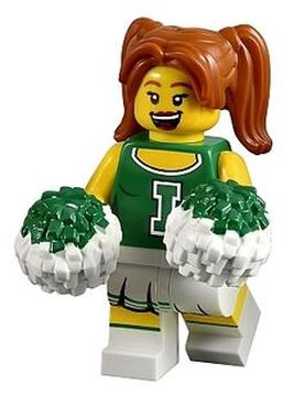 Lego minifigures cheerleader top