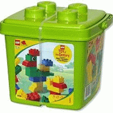 duplo bucket of bricks