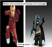DC and Marvel poster
