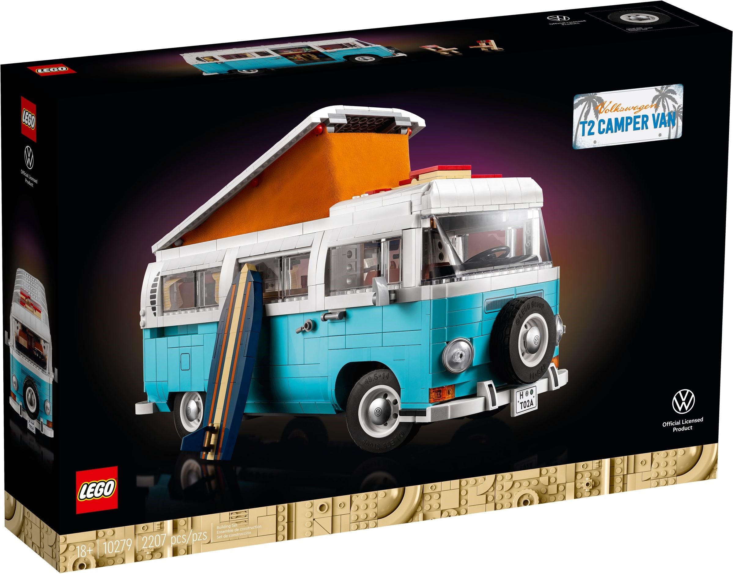 10279 Volkswagen T2 Camper Van Brickipedia Fandom